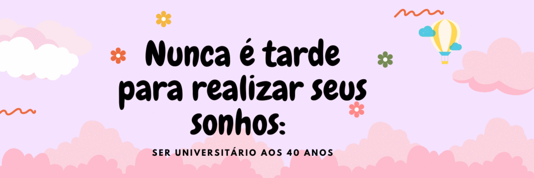 Sonhos são desejos. Desejos viram metas. Então, sonhos são metas